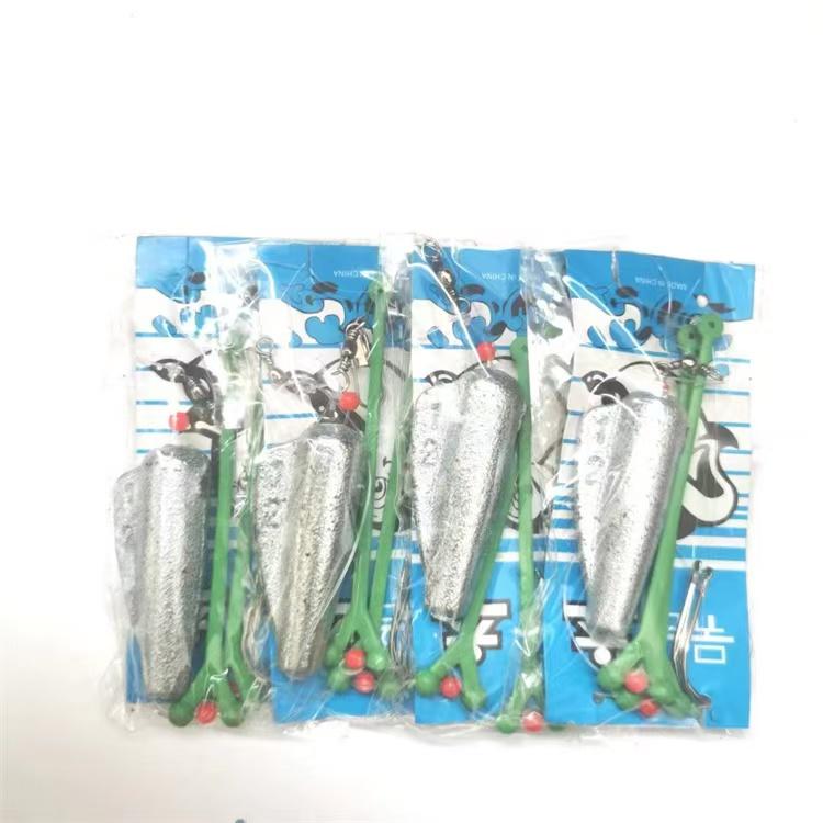 廠家批發A型塑料線組鐵墜魚鉤主線線組成品加固pe線定釣魚線