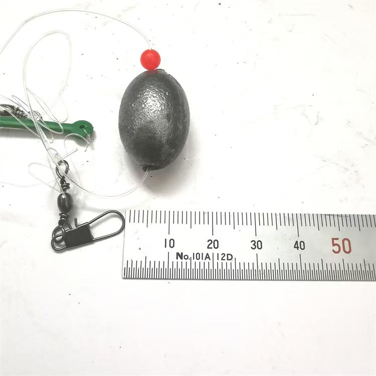 廠家批發A型塑料線組鐵墜魚鉤主線線組成品加固pe線定釣魚線 4