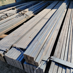 Flat steel