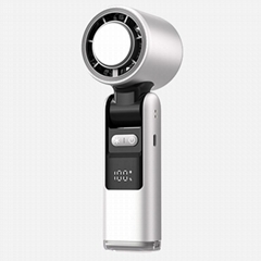 Cordless Outdoor Handheld Cooling Fan TEC Cooling Rechargeable Foldable