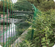 高速公路鐵絲網圍牆雙邊護欄河道果園魚塘防護網光伏圍欄鐵路柵欄 2