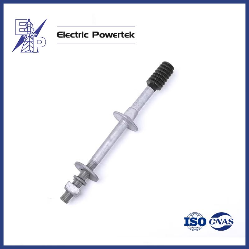 Nylon Head Hot Dip Galvanized Spindle For Pin Insulator 1