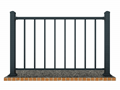 Aluminum Profile Fence & Handrail Extrusion Anodized Coating, Customized Desig 3