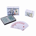 Waterproof 100 Dollar Design Plastic Playing Cards with Cheap Price 2
