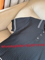 High-quality yarn collar short-sleeve men's shirt 