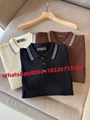 High-quality yarn collar short-sleeve men's shirt 