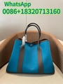 2025garden party Garden bag, canvas patchwork 