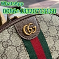 Bags, GG mini backpack, canvas bag, adjustable shoulder strap, brown white bag, 