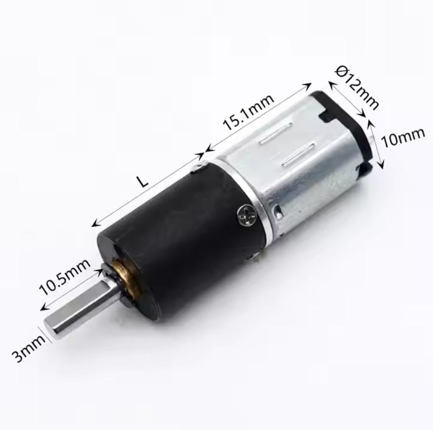 12mm行星減速電機N20行星齒輪箱智能家居電子鎖6V微型減速小馬達 3