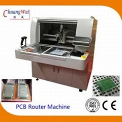 Spindle PCB Depaneling Router with CCD
