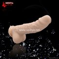 Fake Realistic Big Dildo Silicone Flexible Penis for girls 6