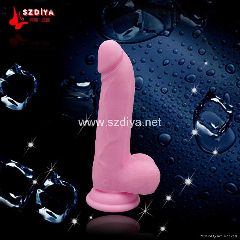 Realistic Dildo Waterproof Flexible penis with textured shaft and strong suction