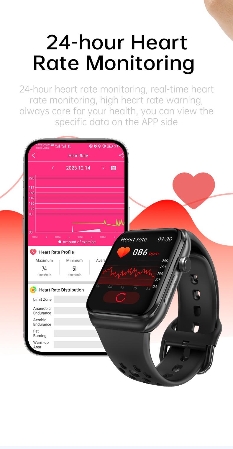 Smart Watch Health Tracker With Uric Acid Monitor  2
