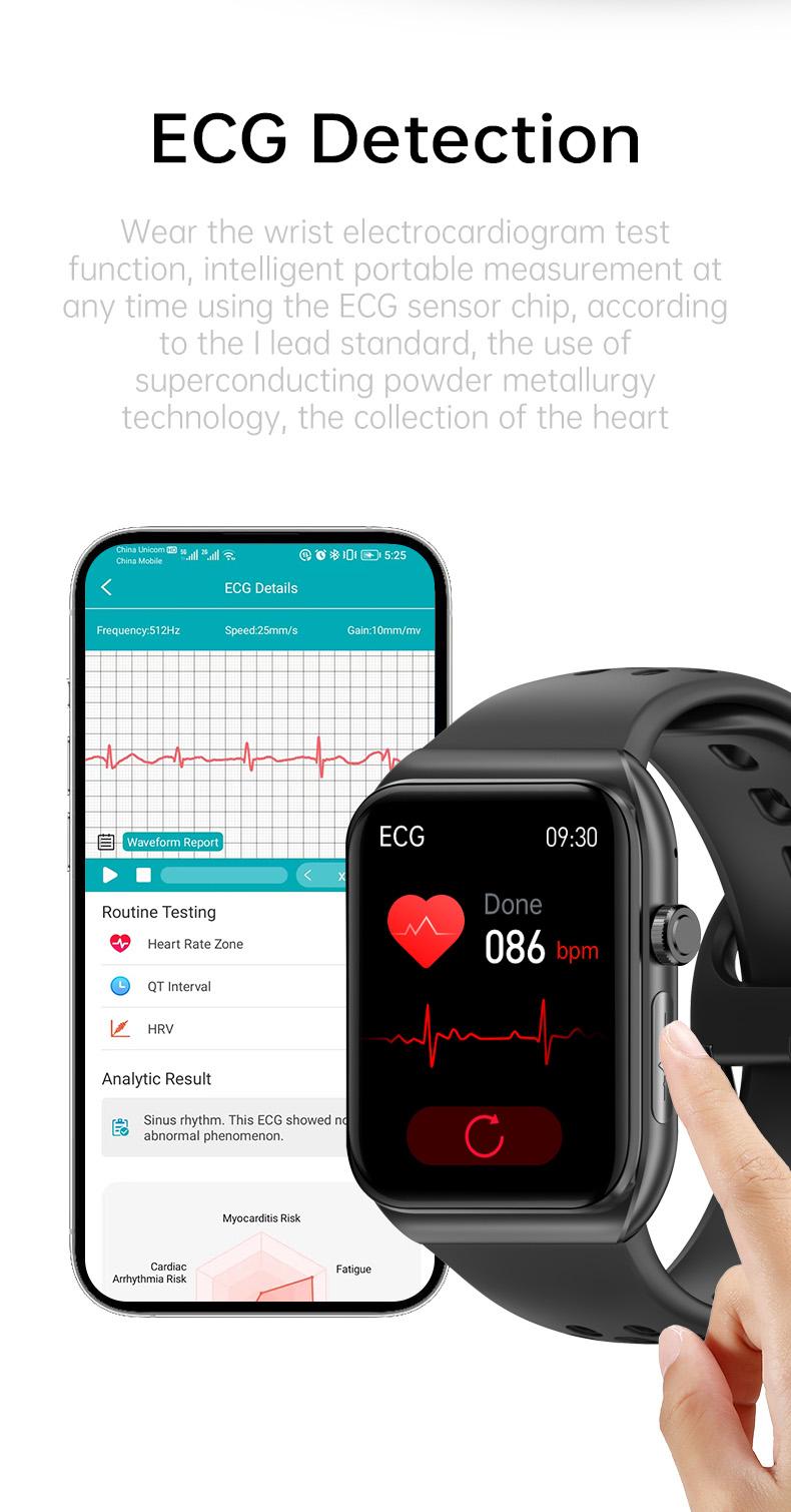 Smart Watch Health Tracker With Uric Acid Monitor  3