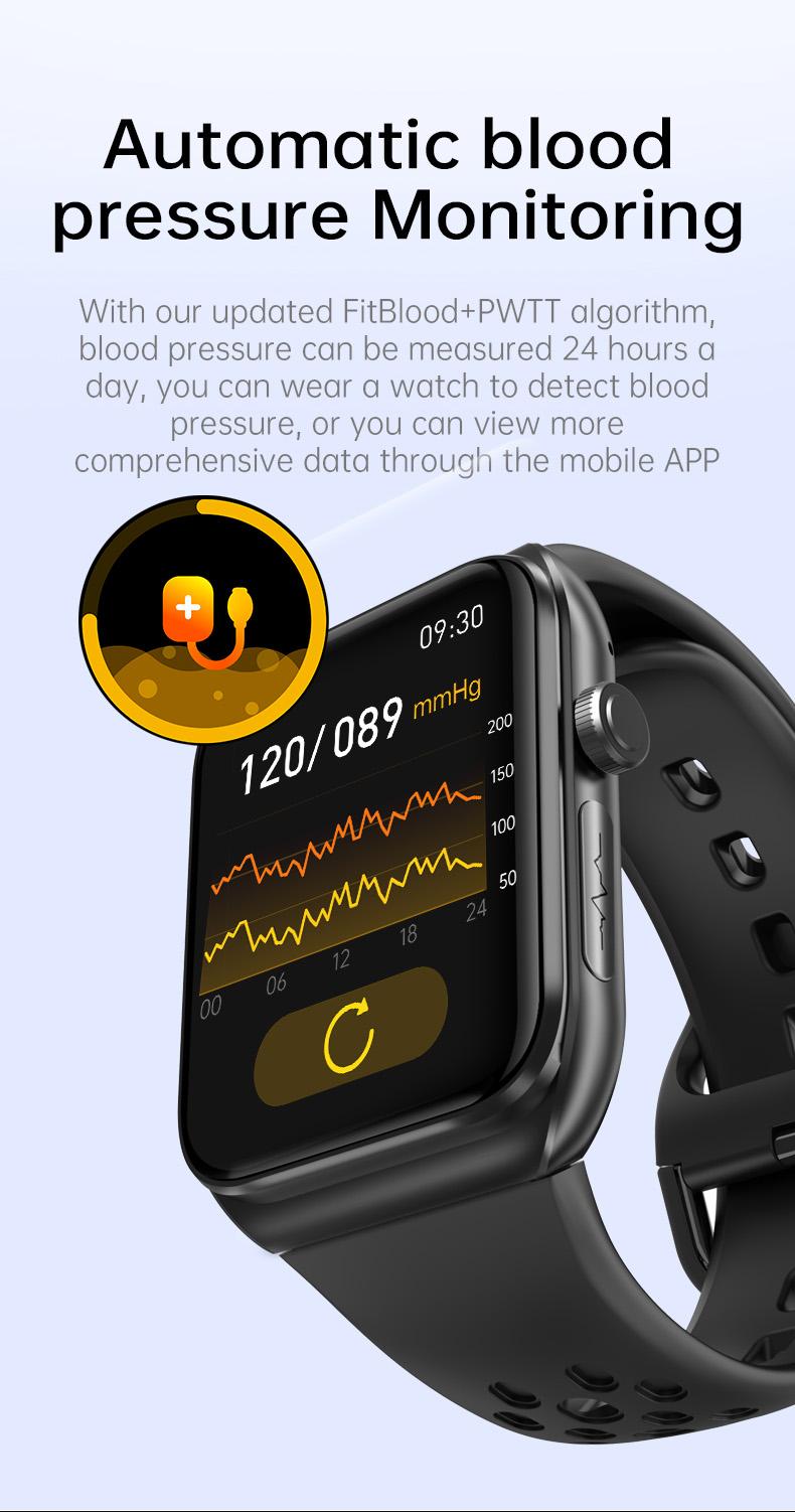 Smart Watch Health Tracker With Uric Acid Monitor  4