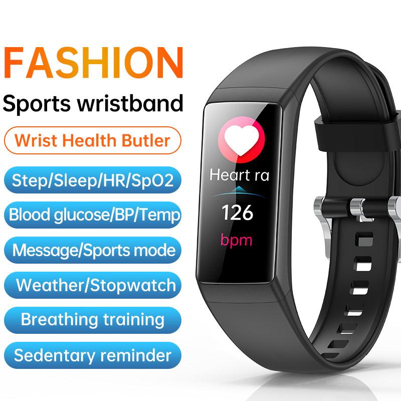 Men Sports Health Bracelets Fitness Tracker Arm Band 4