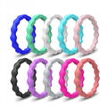 Customizable Silicone Rings For Men and