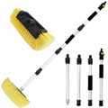 Multifunctional Telescopic Handle Car Wash Mop Brush Water-Permeable  3