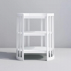 Baby Change Table of Unique Design with Storage Shelves