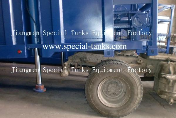 500bbl Mobile Frac Tank with Hydraulic Lifting  4