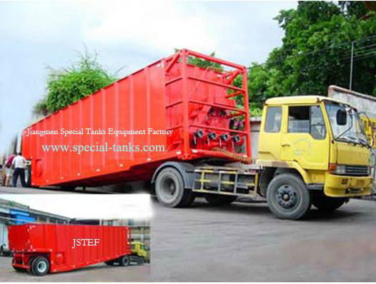 435bbl Mobile Frac Tank --China 40'HC Container Frac Tank for Oilfield