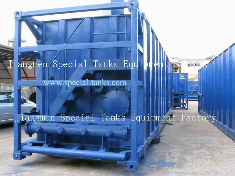 435bbl Mobile Frac Tank --China 40'HC Container Frac Tank for Oilfield 2