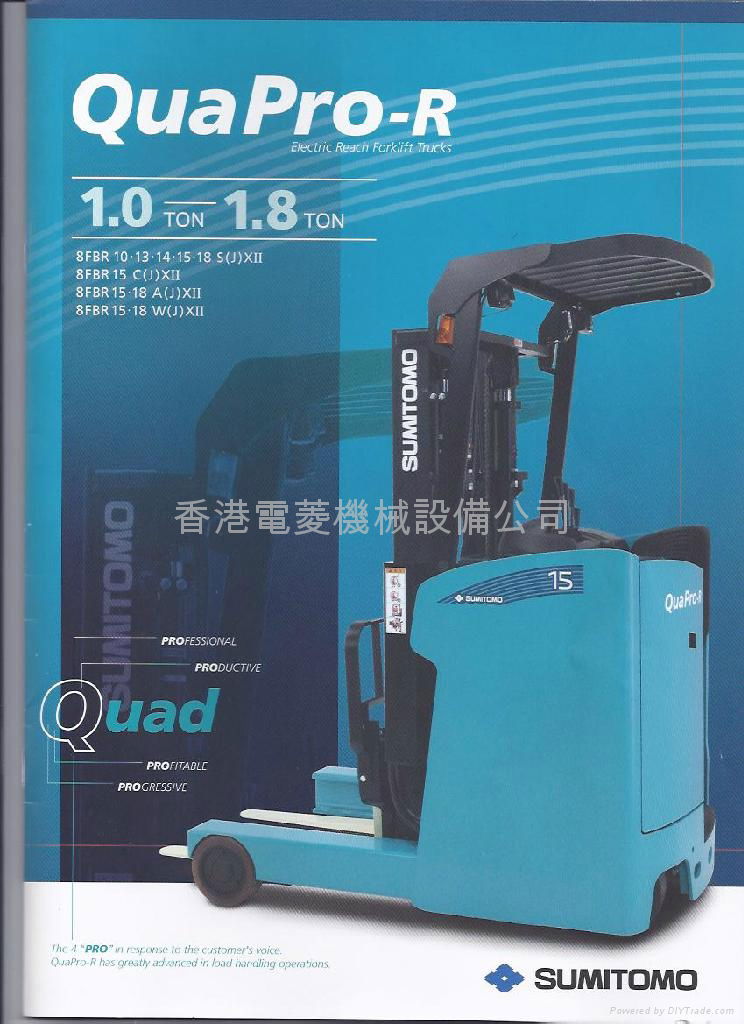 NEW MODEL SUMITOMO REACH TRUCK