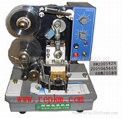 Electric date coding machine