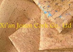 Natural cork  fabric