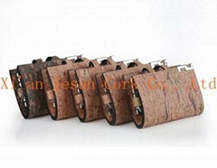 Cork key bag