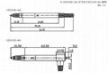 Miniature LVDT Displacement sensor of 4mm  Stroke with Ultrahigh Precision