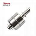horizontal installed stainless steel magnetic float level switch