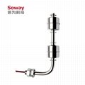 horizontal installed stainless steel magnetic float level switch 9