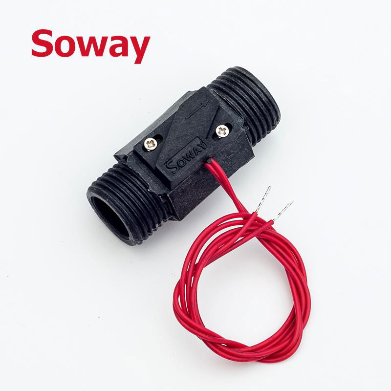 Soway W131 black plastic flow switch for water heater