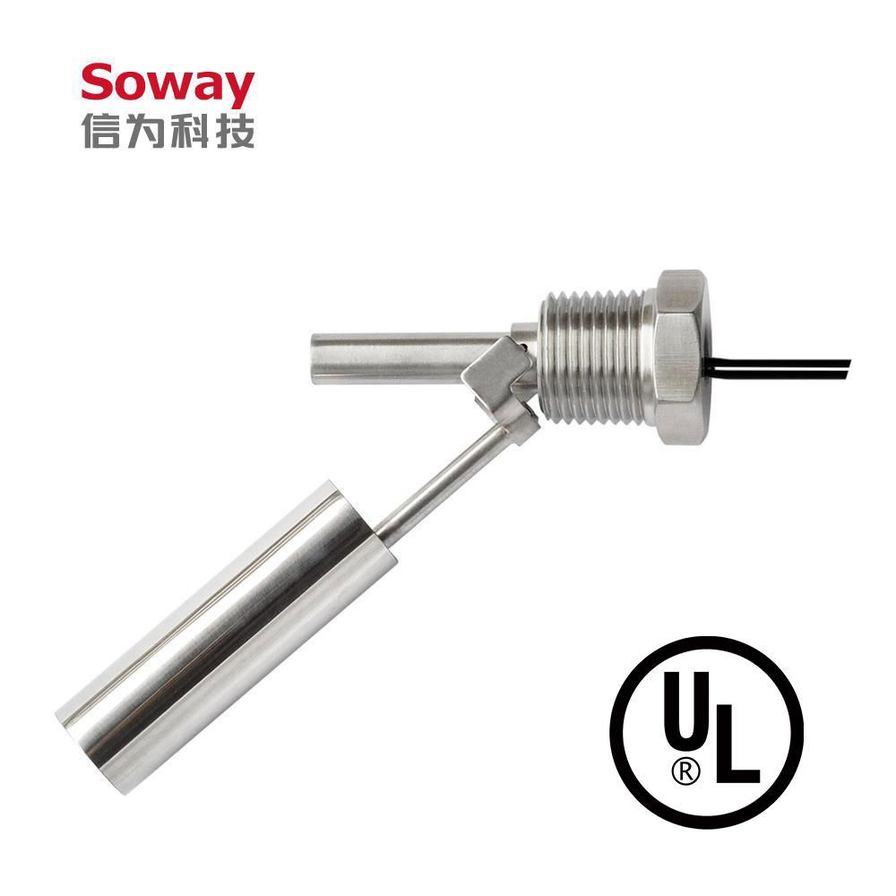 horizontal installed stainless steel magnetic float level switch 2