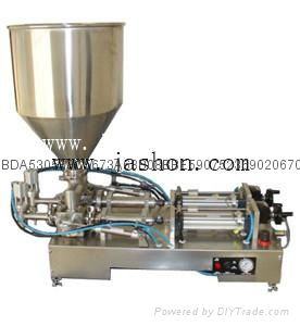 2 Heads Paste manufal Filler Machine for Tomato Paste