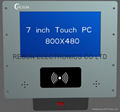 7" Touch Panel PC with integrated RFID-reader and Barcode scanner