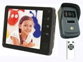 7" touch button color video doorphone