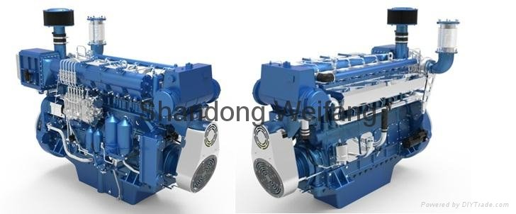 Weichai 300~620Hp Marine engine 4
