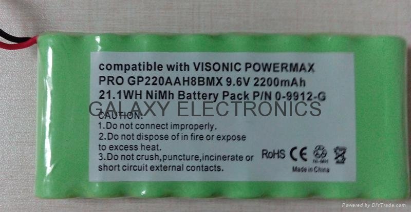 9.6V 2200mAh Rechargeable NI-MH RC Battery