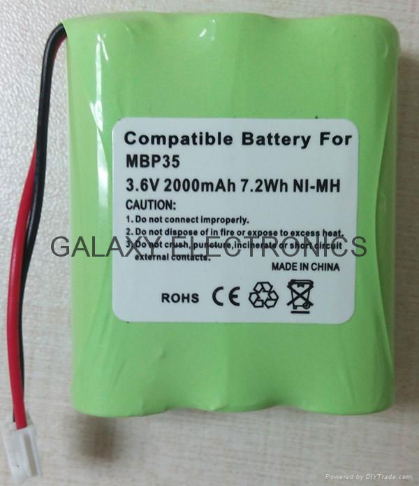 2000mAh Baby Monitor Battery for Mbp35 2