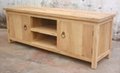 solid elm wood TV stand