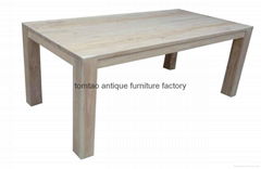2 Meter Solid Wood Table Home Furniture