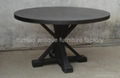  Elm Wood Round Table  #6633