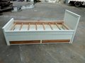 solid elmwood kids bed with bed under