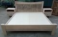 king size bed set, elm wood,with mattress