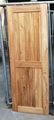 solid elm wood door set