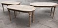 ash wood dining table, oval shape