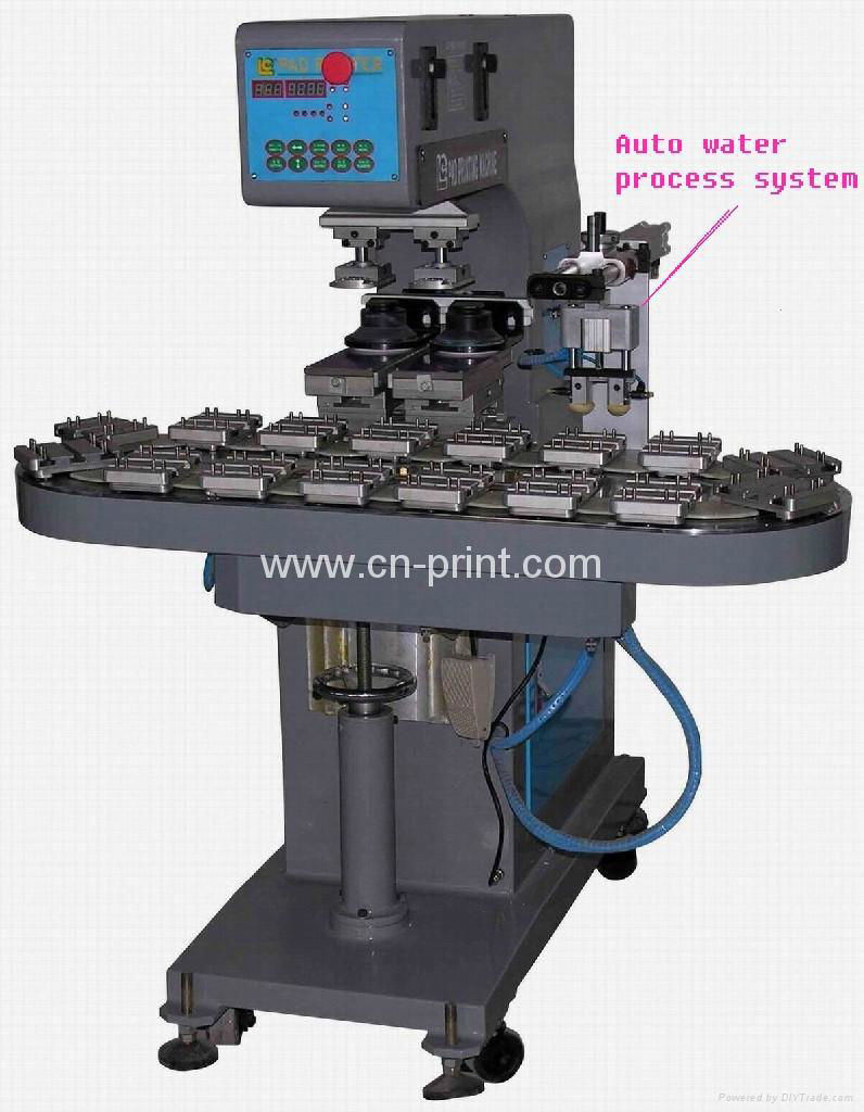 2-Colour Conveyor Pad Printer &Auto water process system  2