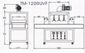  UV Drying  machine TM-1200UVF